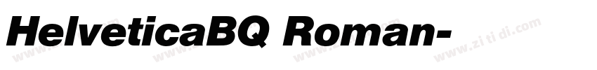 HelveticaBQ Roman字体转换